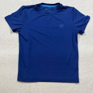 Prodoh Kids Navy Blue UPF 50+ Fishing Boat Graphic Performance Tee Shirt XS 7/8